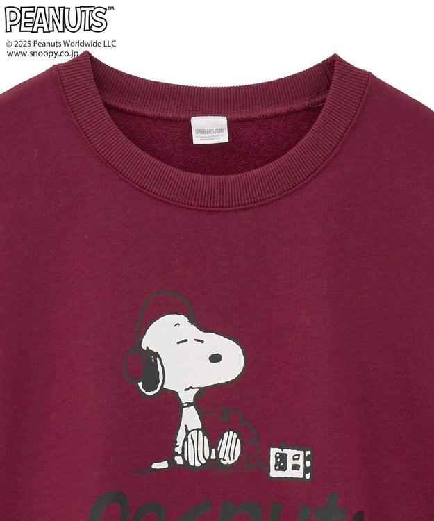 Green Parks ■PEANUTS ヘッドフォンスウェット Bordeaux
