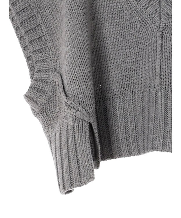 Green Parks ・ＳＵＧＡＲ　ＳＰＯＯＮ　ショートニットベスト Gray Mixture