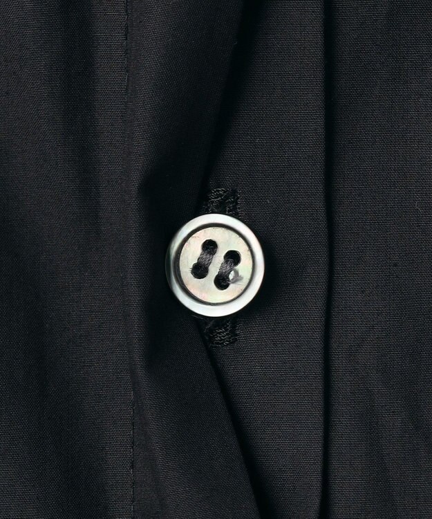 BEIGE， MALLOW / コットンタック バルーンスリーブブラウス Black