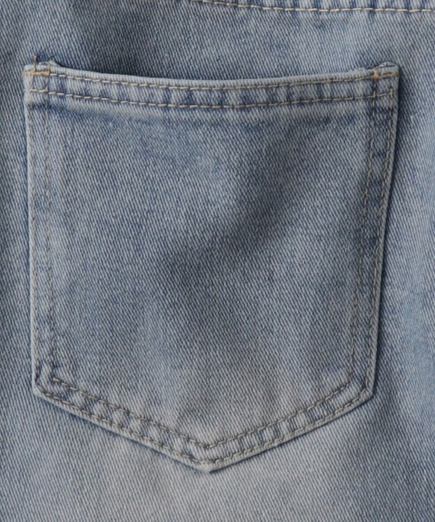 WEGO ワイドハーフデニムパンツ デニム