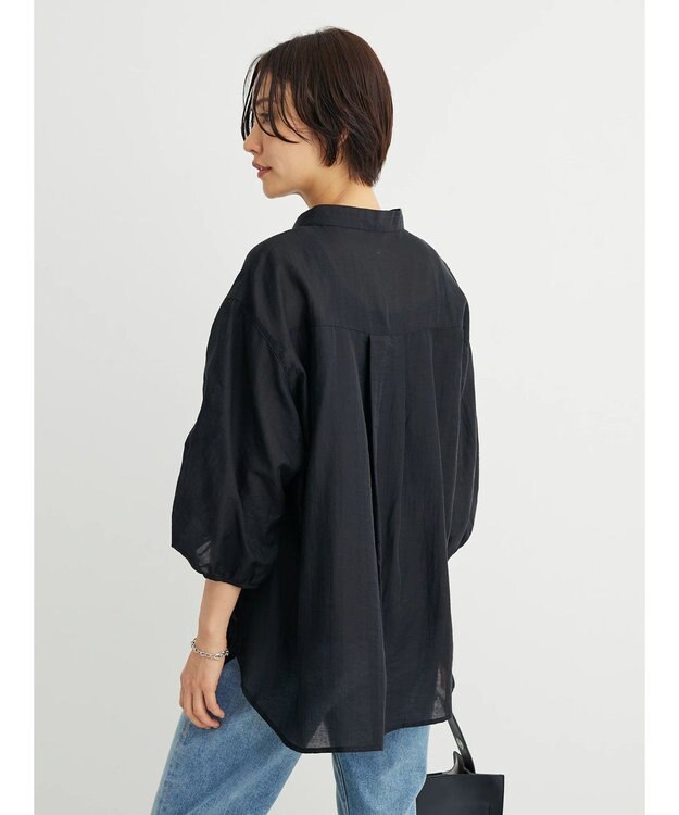 Green Parks ・ＥＬＥＮＣＡＲＥ　ＤＵＥ　ドロストスリーブチュニック Black