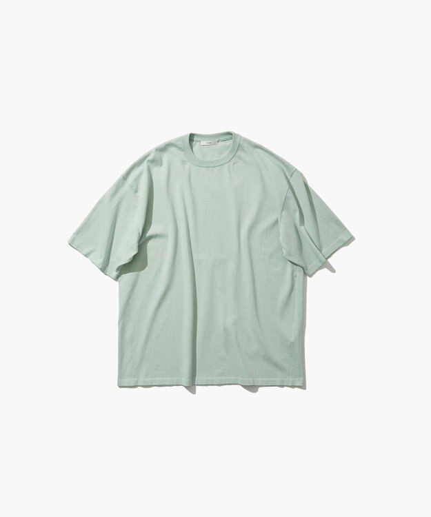 ATON FRESCA KNIT | ハーフスリーブクルーネックセーター - UNISEX GREEN