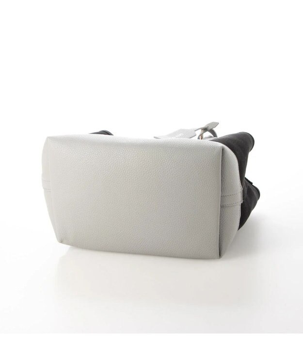 UNBILLION cachecache パーテーションキャンバストートバッグ ブラックグレー