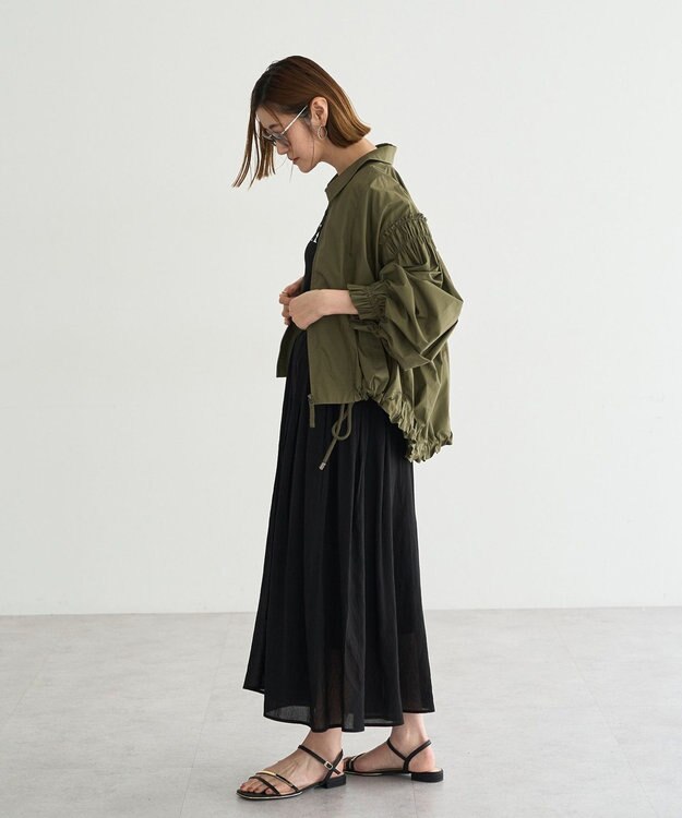 YECCA VECCA ドライタッチシアーキュロットパンツ Black