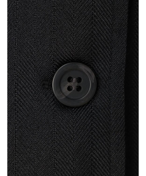 Green Parks ヘリンボーンベスト Black