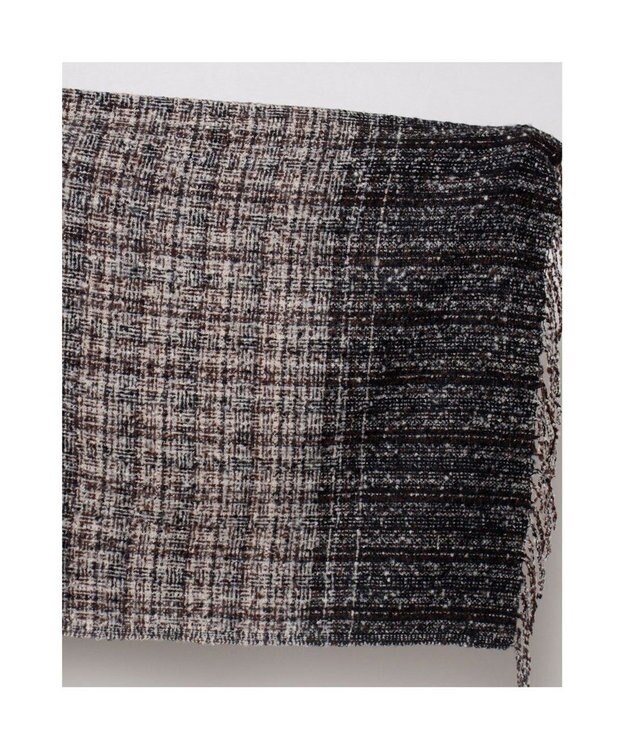 UNBILLION カシュネ cache nez / ツイードストール ブラック