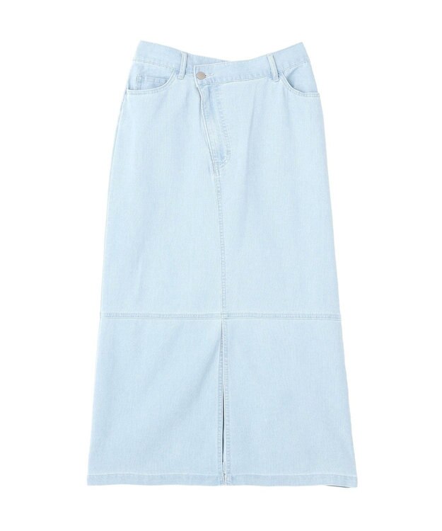 CRAFT STANDARD BOUTIQUE アシンメトリーデニムスカート Light Indigo