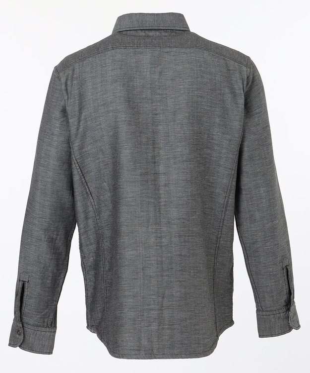 JOSEPH ABBOUD 【キングサイズ】リバーシブルチェック シャツ ブラック系