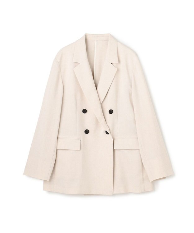 UNFILO TENNEN TOUCH ダブルブレスト ジャケット ベージュ