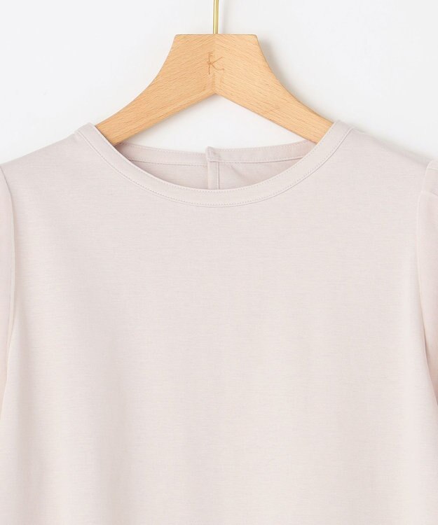 組曲 【人気につき新色追加！】チュールスリーブ カットソー ベージュ系