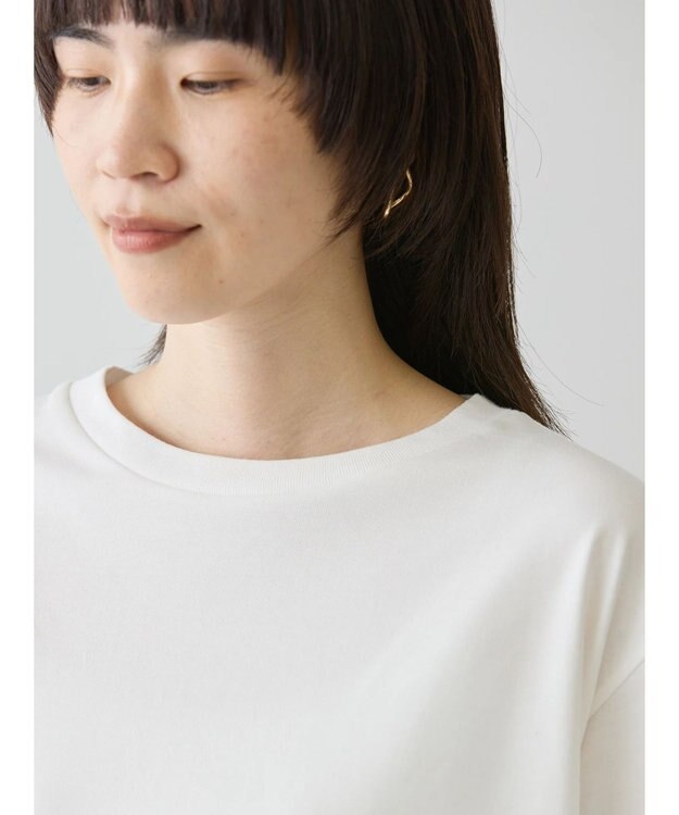 AMERICAN HOLIC サイドかぎ針カットチュニック Off White