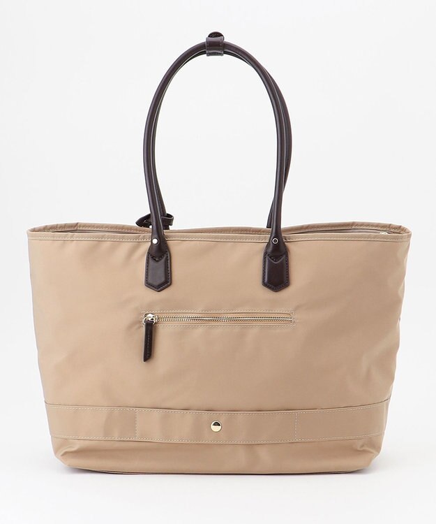 J.PRESS LADIES 【WEB限定・A4サイズ収納可】 ナイロントラベル トート バッグ ベージュ系