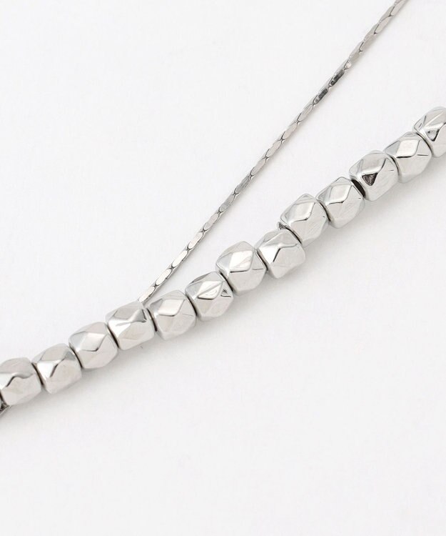 ANY ２連メタルチェーンネックレス シルバー