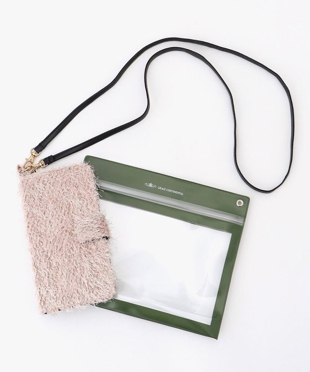 GRACE CONTINENTAL Fabricスマホケース ピンク