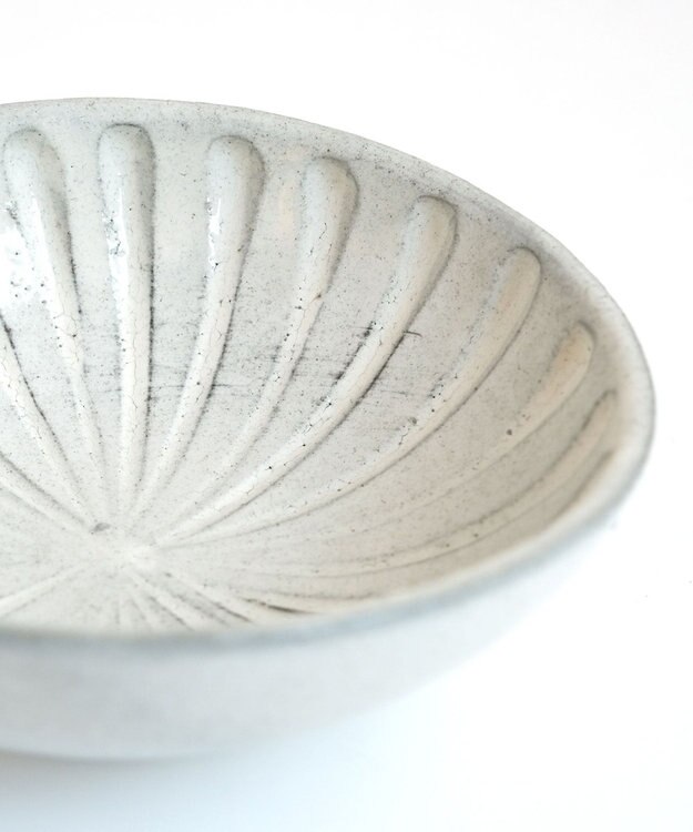 たち吉 【たち吉】粉引彫文取り鉢〈５個〉美濃焼 キナリ