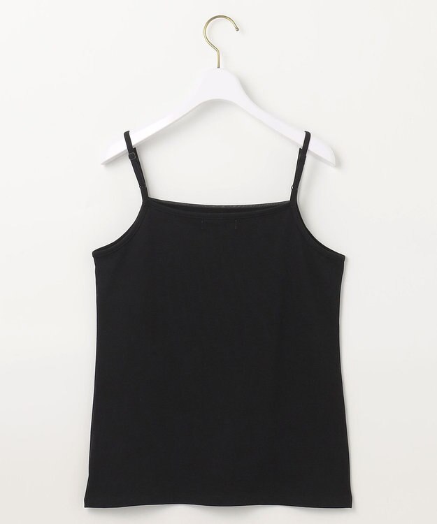 ANY SIS 【吸水速乾・UVケア・接触冷感】コンフォートジャージー キャミソール ブラック