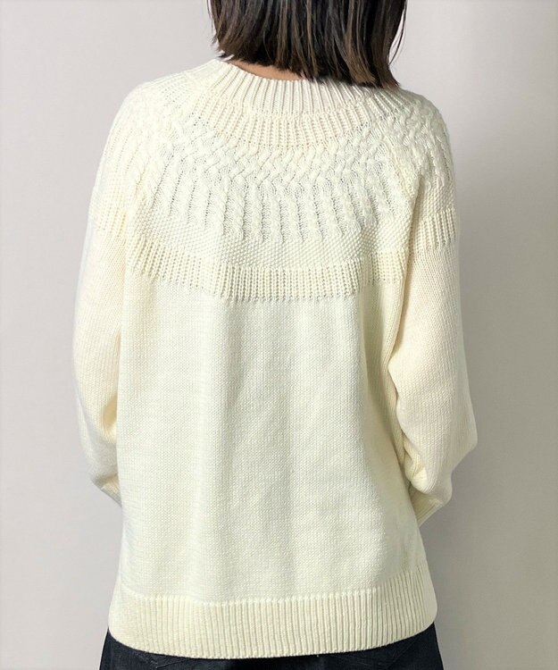 ONWARD Reuse Park 【any FAM】ニット秋冬 オフホワイト