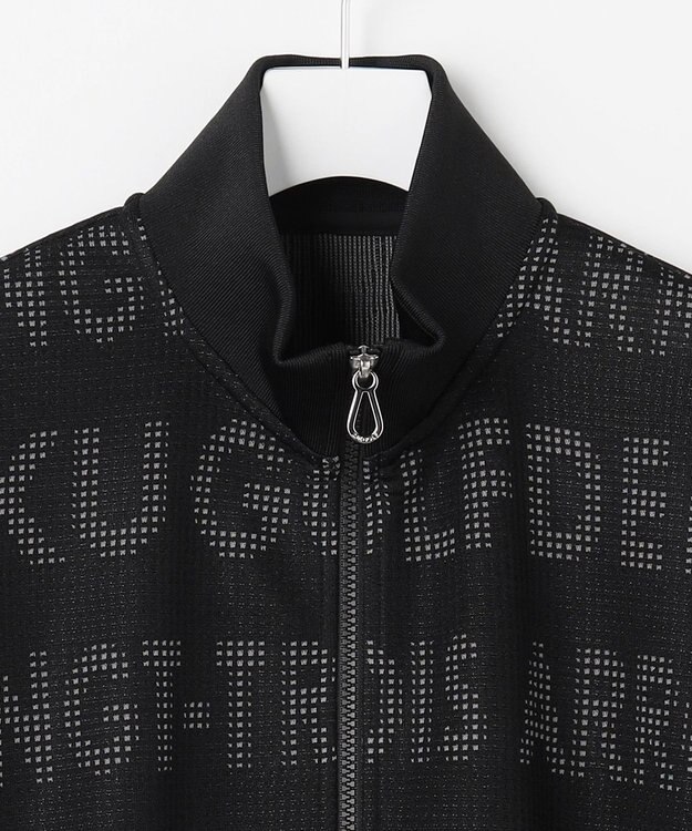 23区GOLF 【MEN】ロゴジャガードトラックジャケット ブラック系5