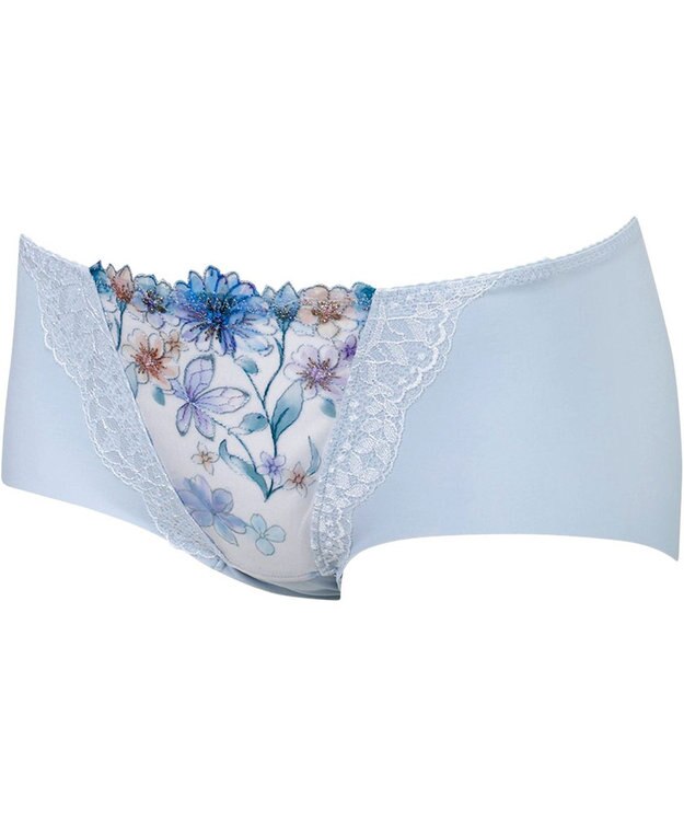 Wing ショーツ KB2366とペア 【スキマフィットブラ】 はきこみ丈あさめ KF2966 ウイング／ワコール グレイッシュブルー