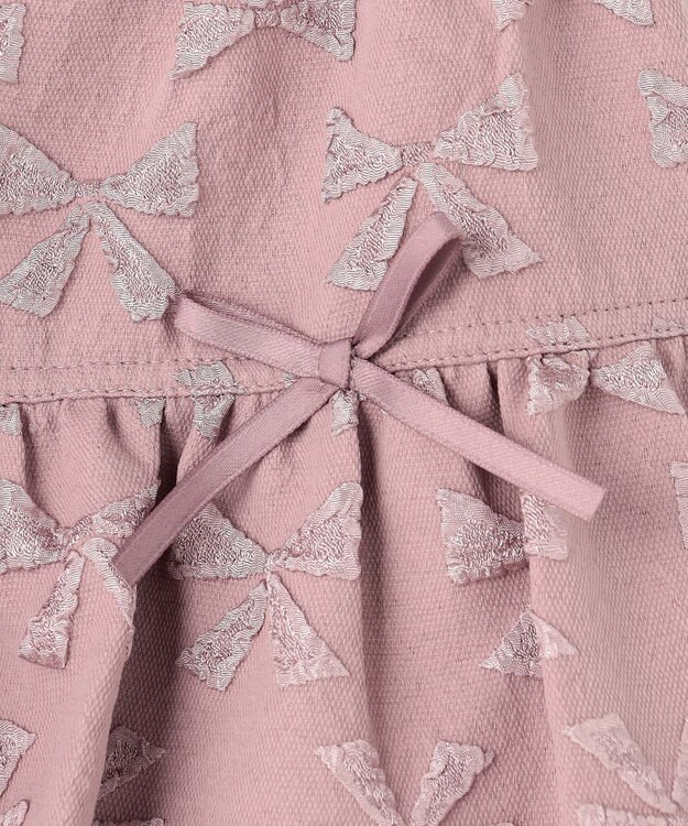 ANY KIDS リボン バルーンスカート ピンク