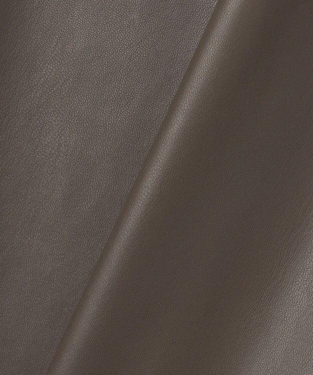 J.PRESS LADIES 【WEB限定・洗える】BARTOLOZZI ポリエステルレザーII スカート ブラウン系