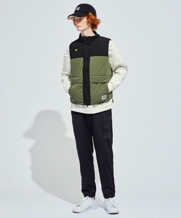 PW CIRCULUS 【防寒/裏起毛/裾2WAY】【MEN】2WAYシルエットボトム ブラック系