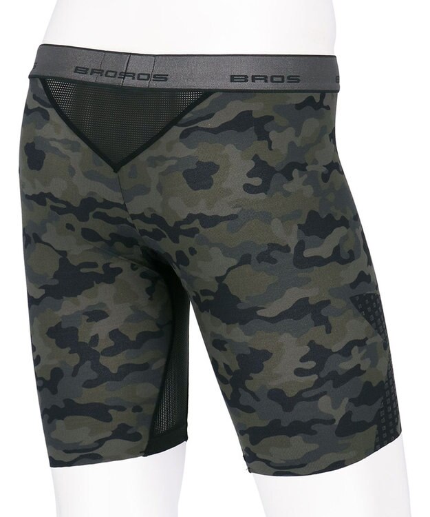 WACOAL MEN 【クロスウォーカー】 はいて歩いてカロリー消費アップをめざそう！ ムレ軽減設計 ロング丈 前開き GX6006 /ブロス バイ ワコールメン カカオ