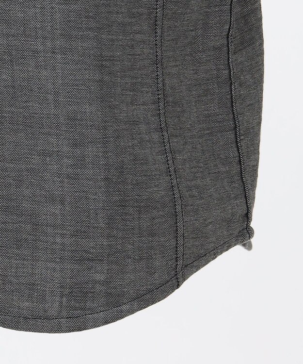 JOSEPH ABBOUD 【キングサイズ】リバーシブルチェック シャツ ブラック系