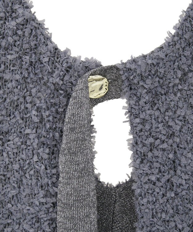 AMERICAN HOLIC テープヤーンバックシャンベスト Charcoal Gray