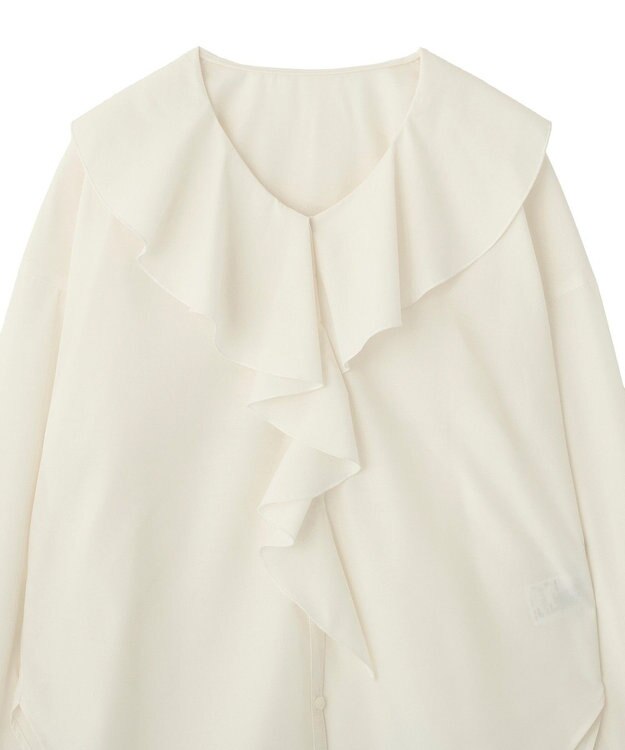 AMERICAN HOLIC 【イージーケア】ラッフルブラウス Ivory