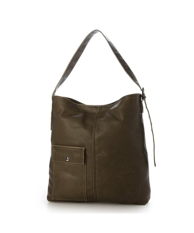 UNBILLION カシュカシュ cachechche / ウォッシュ加工ベルトショルダー カーキ