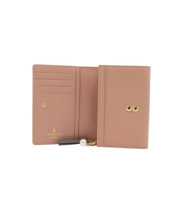 LANVIN en Bleu イエナ 2つ折り中Lファスナー財布 ピンク