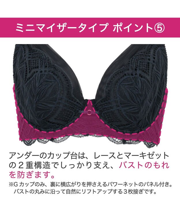 BRADELIS New York 【BRADELIS New York】　レーシィミニマイザーブラ24S1 ネイビー