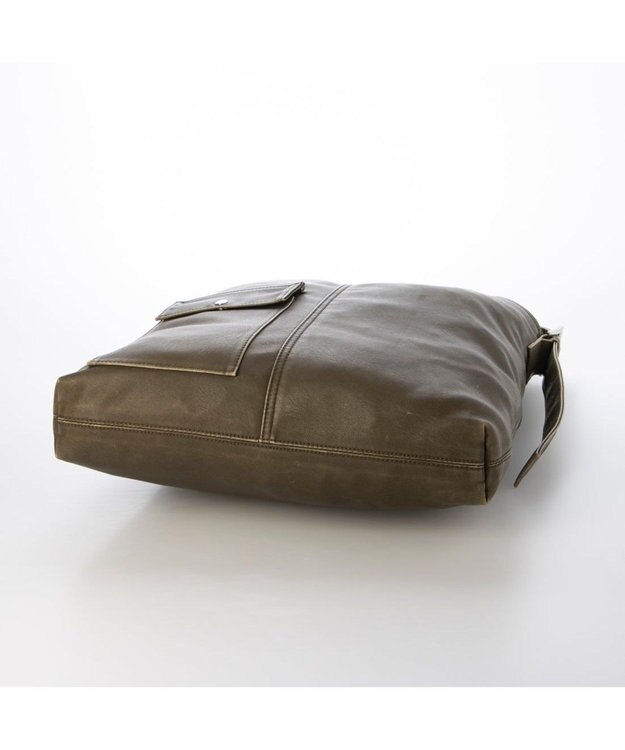 UNBILLION カシュカシュ cachechche / ウォッシュ加工ベルトショルダー カーキ