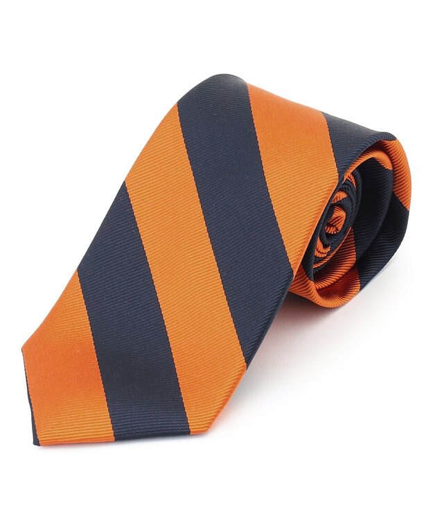 J.PRESS MEN 【定番】オーセンティックレジメンタル ネクタイ オレンジ系2