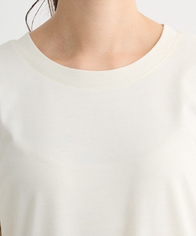 Green Parks ＳＥＴ２点ベスト＋配色ステッチワンピース Ivory