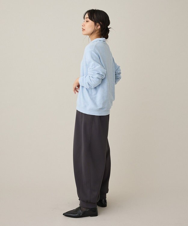 CRAFT STANDARD BOUTIQUE スタンドネックデザインプルオーバー Sax