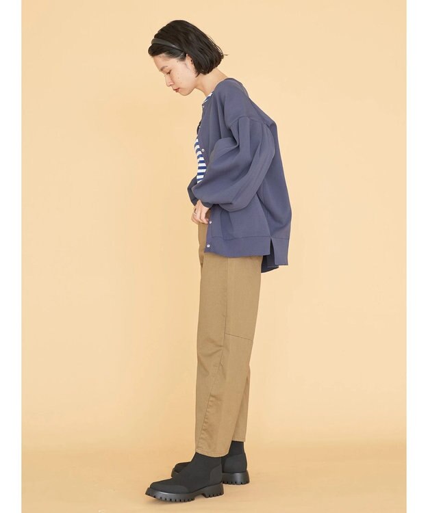 AMERICAN HOLIC エコカルットクルーネックカーディガン Navy