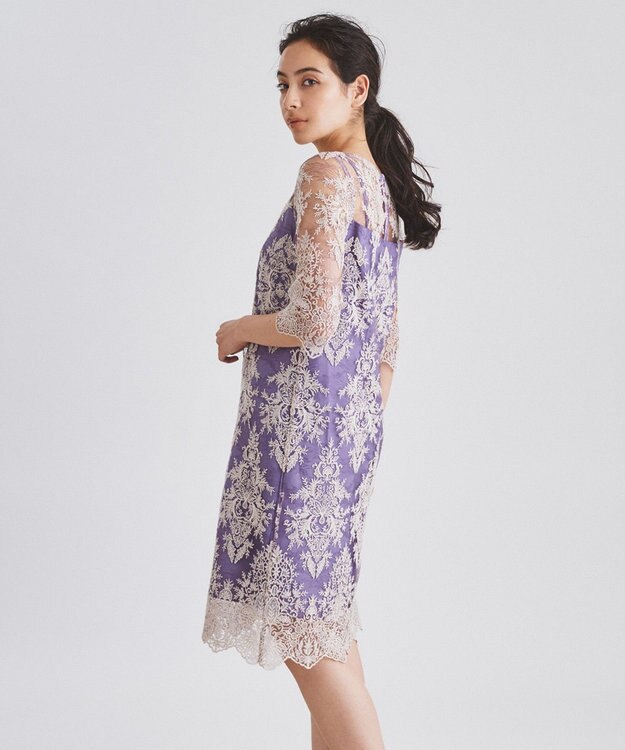 GRACE CONTINENTAL 【オンライン限定ドレス】Gigi ラベンダー