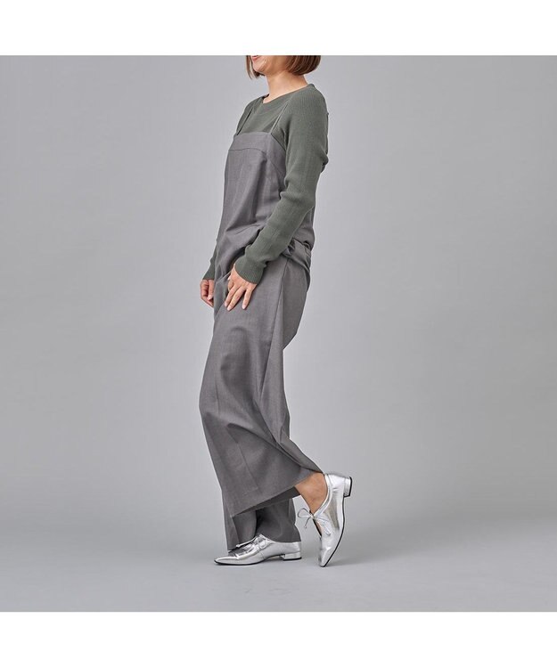 MODE ET JACOMO <carino>フレンチスクエアフラットシューティ シルバー