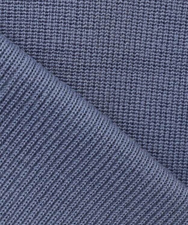 J.PRESS LADIES L 【洗える】DRALON MERINO ニット ベスト スカイブルー系