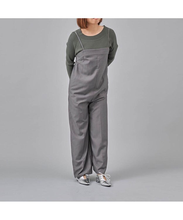 MODE ET JACOMO <carino>フレンチスクエアフラットシューティ シルバー