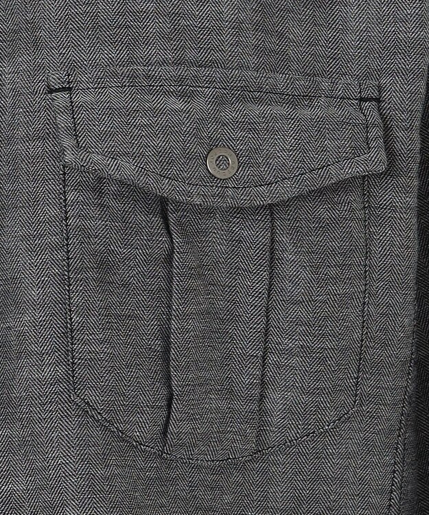 JOSEPH ABBOUD 【キングサイズ】リバーシブルチェック シャツ ブラック系