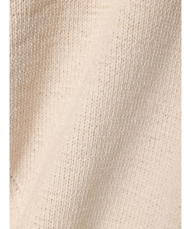 CRAFT STANDARD BOUTIQUE 洗えるコードモールＶネックプルオーバー Ivory