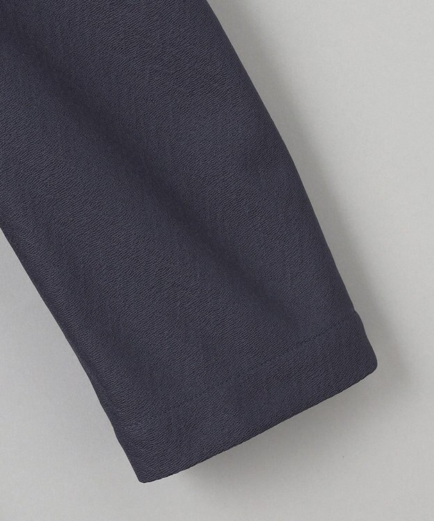 GOTAIRIKU 【通気性/ストレッチ/洗える】エアレースジャケット_ヘリンボーン柄 ネイビーヘリンボーン柄