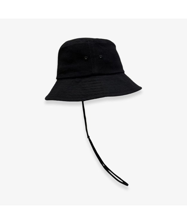 林八百吉商店 moz  綿麻ひも付きハット ブラック