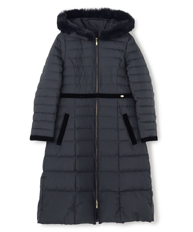 TOCCA 【消臭】HEART SHOT ロングダウンコート ネイビー系