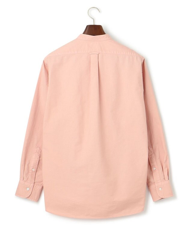 J.PRESS MEN 【大人気バックブル】バンドカラー オックスフォードシャツ ピンク系