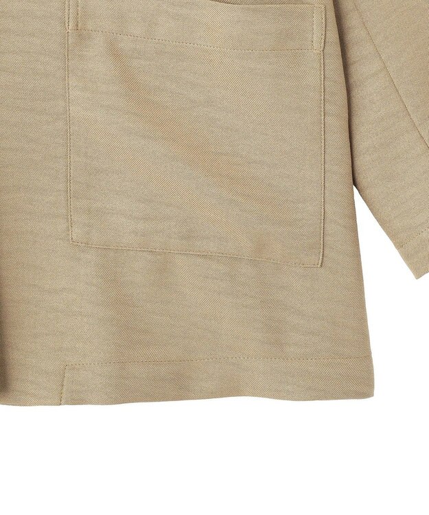 AMERICAN HOLIC リネンライクオーバーサイズジャケット Brown