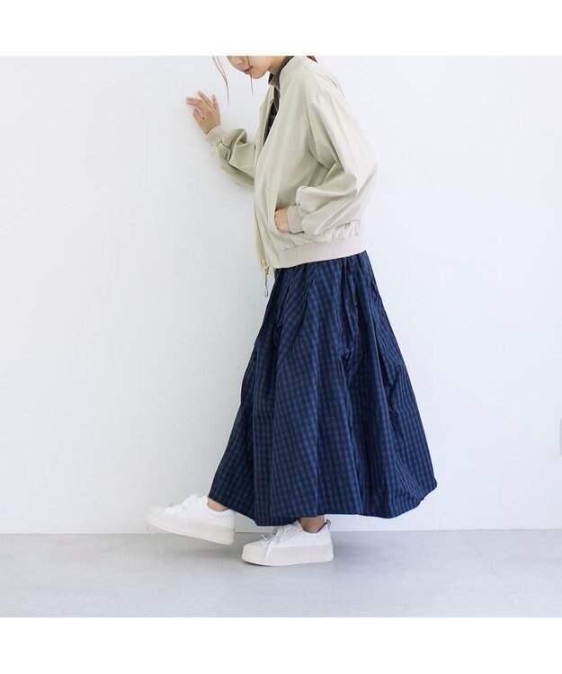 MODE ET JACOMO <noyau>ビジュー付き厚底レースアップスニーカー ホワイト